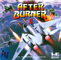 After Burner II JP PC Engine JP box art